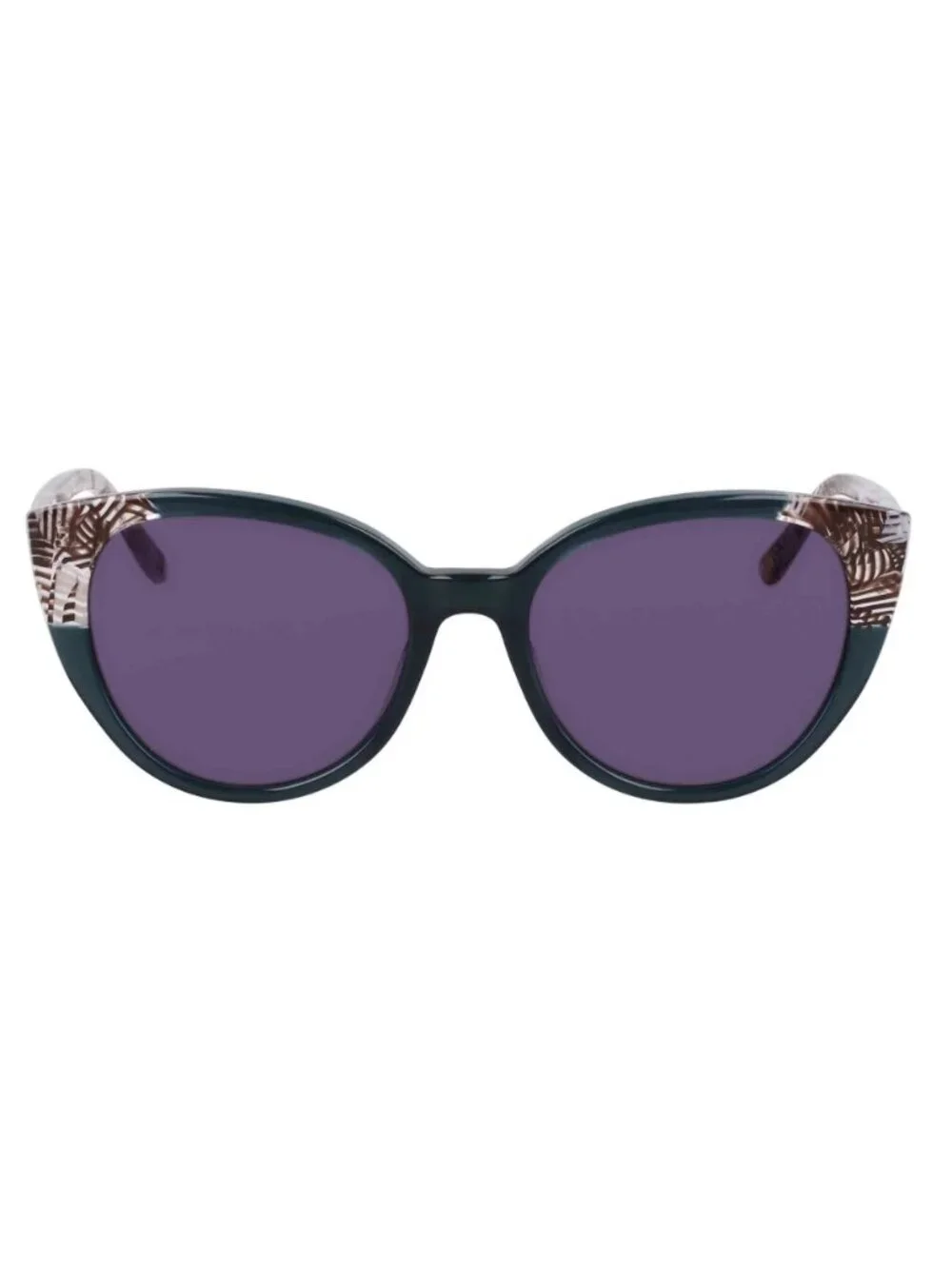 ANNE KLEIN UPLIFTING ROUNDED CAT-EYE SUNGLASSES